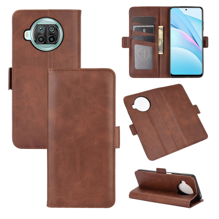 Para Xiaomi Mi 10T Lite Funda de cuero con tapa horizontal con hebilla magnética de doble cara con soporte, ranuras para tarjetas y billetera, For Xiaomi Mi 10T Lite
