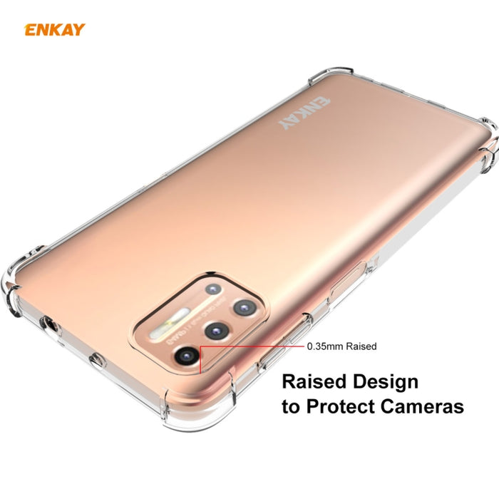 Hat-Prince ENKAY Clear TPU Estuche a prueba de golpes Funda antideslizante suave + 0.26mm 9H 2.5D Película protectora de vidrio templado, For Motorola Moto G9 Plus, For Motorola Moto G9 / G9 Play, For Samsung Galaxy A42 5G, For Samsung Galaxy M31s     ...