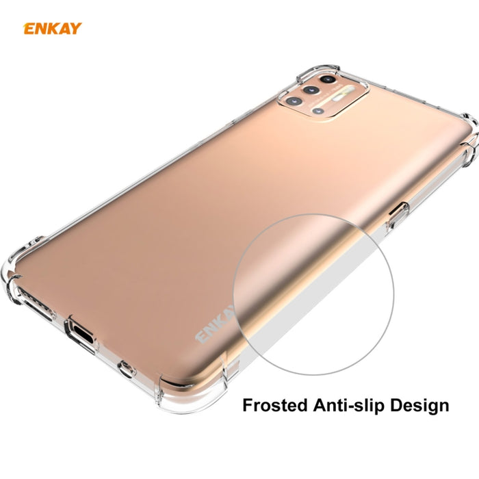 Hat-Prince ENKAY Clear TPU Estuche a prueba de golpes Funda antideslizante suave + 0.26mm 9H 2.5D Película protectora de vidrio templado, For Motorola Moto G9 Plus, For Motorola Moto G9 / G9 Play, For Samsung Galaxy A42 5G, For Samsung Galaxy M31s     ...