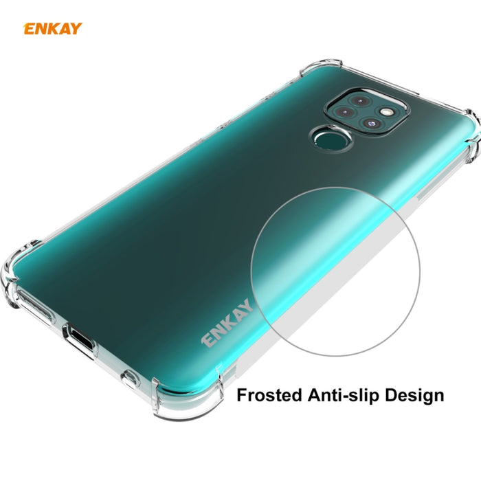 Hat-Prince ENKAY Clear TPU Estuche a prueba de golpes Funda antideslizante suave + 0.26mm 9H 2.5D Pegamento completo Cobertura completa Película protectora de vidrio templado, For Motorola Moto G9 / G9 Play, For Xiaomi Redmi 9A, For Xiaomi Redmi 9C    ...