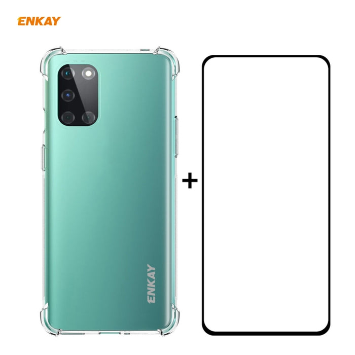 Hat-Prince ENKAY Clear TPU Estuche a prueba de golpes Funda antideslizante suave + 0.26mm 9H 2.5D Pegamento completo Cobertura completa Película protectora de vidrio templado, For Motorola Moto G9 / G9 Play, For Xiaomi Redmi 9A, For Xiaomi Redmi 9C    ...