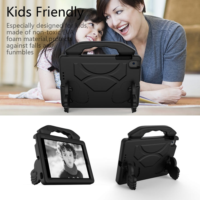 Cáscara protectora de la cubierta anticaída plana material de los niños de EVA con el soporte del pulgar, For iPad Mini 5/4/3/2/1