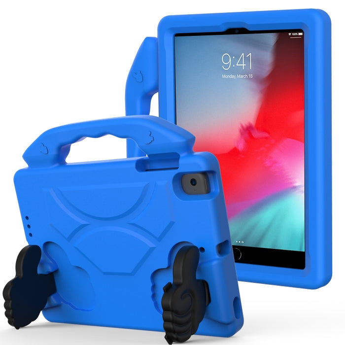 Cáscara protectora de la cubierta anticaída plana material de los niños de EVA con el soporte del pulgar, For iPad Mini 5/4/3/2/1