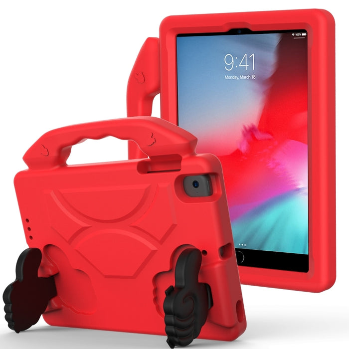 Cáscara protectora de la cubierta anticaída plana material de los niños de EVA con el soporte del pulgar, For iPad Mini 5/4/3/2/1