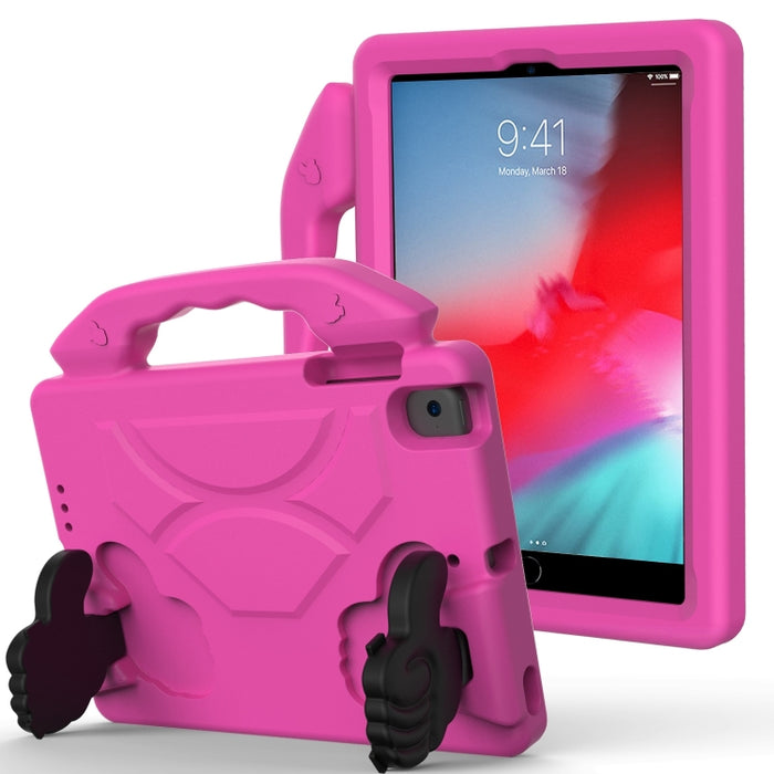 Cáscara protectora de la cubierta anticaída plana material de los niños de EVA con el soporte del pulgar, For iPad Mini 5/4/3/2/1