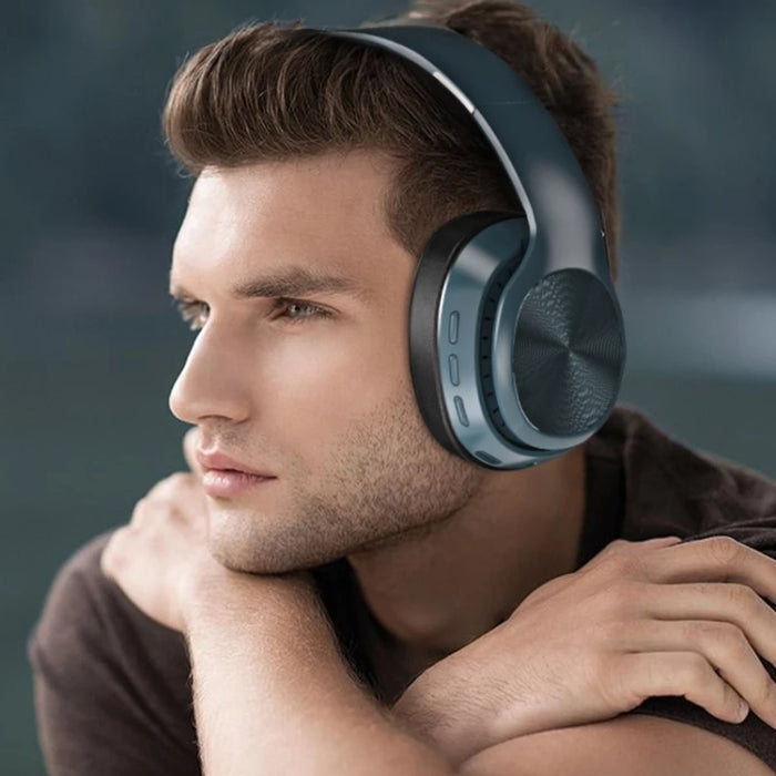 VJ320 Bluetooth 5.0 Auriculares inalámbricos plegables montados en la cabeza Compatible con tarjeta TF con micrófono, VJ320 Black, VJ320 Blue, VJ320 Red, VJ320 White