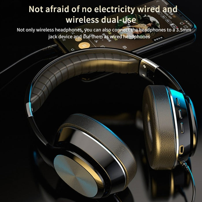 VJ320 Bluetooth 5.0 Auriculares inalámbricos plegables montados en la cabeza Compatible con tarjeta TF con micrófono, VJ320 Black, VJ320 Blue, VJ320 Red, VJ320 White