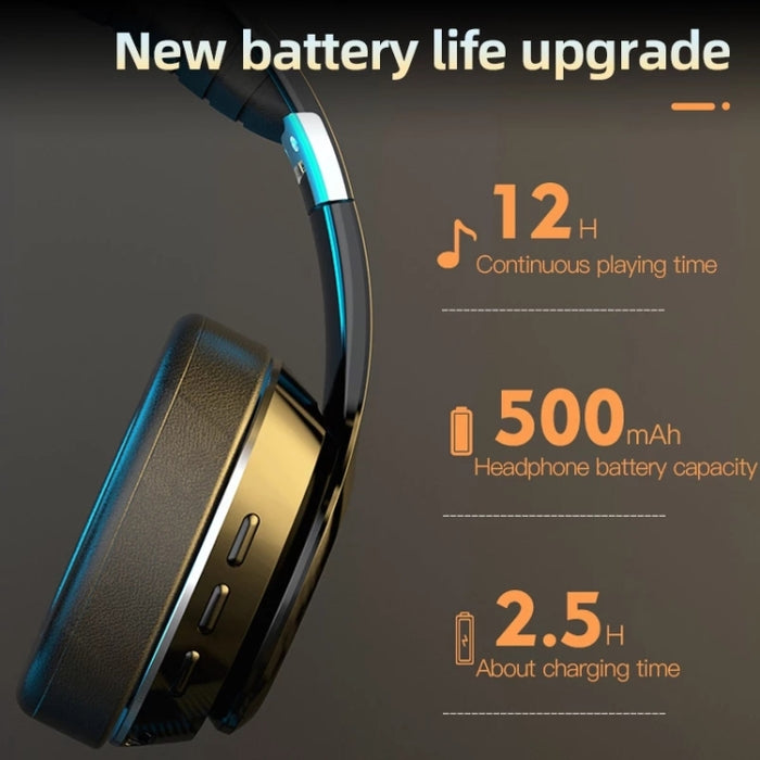 VJ320 Bluetooth 5.0 Auriculares inalámbricos plegables montados en la cabeza Compatible con tarjeta TF con micrófono, VJ320 Black, VJ320 Blue, VJ320 Red, VJ320 White