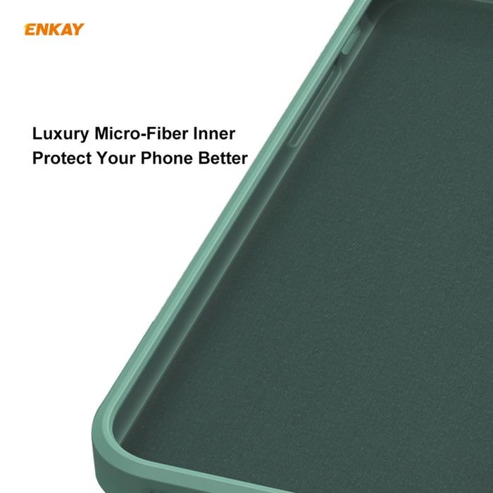 ENKAY ENK-PC071 Hat-Prince Estuche protector a prueba de golpes de borde recto de silicona líquida para iPhone XS / X, For iPhone XS