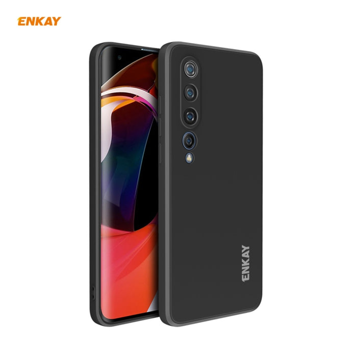 Para Xiaomi Mi 10 5G Hat-Prince ENKAY ENK-PC075 Funda protectora de silicona líquida de borde recto a prueba de golpes, For Xiaomi Mi 10 5G, For Xiaomi Mi 10 G