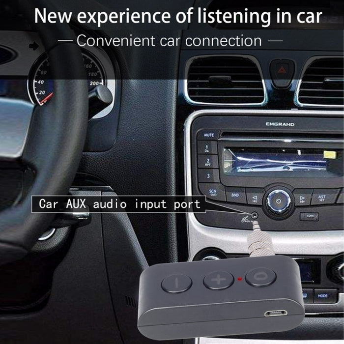 Tarjeta BR03 Coche Bluetooth 5.0 Receptor Altavoz Música Receptor de audio inalámbrico Bluetooth Llamada manos libres