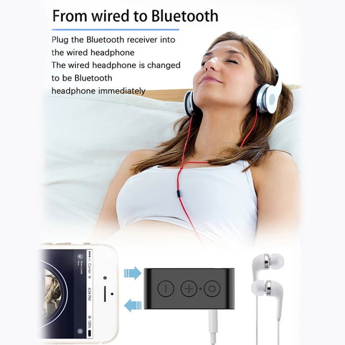 Tarjeta BR03 Coche Bluetooth 5.0 Receptor Altavoz Música Receptor de audio inalámbrico Bluetooth Llamada manos libres