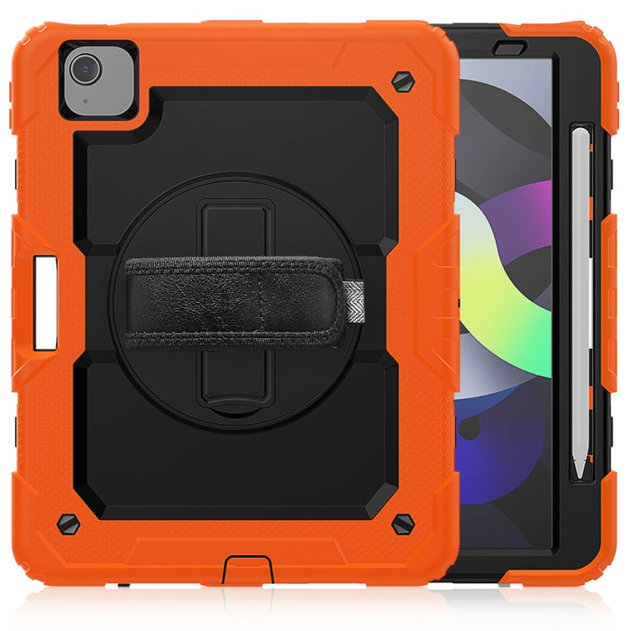 Para iPad Air 2020 10.9 Gel de sílice negro a prueba de golpes + Funda protectora de PC colorida, For iPad Air 2022 / 2020 10.9