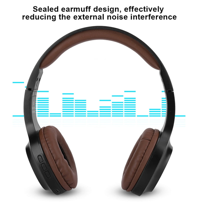 BT1605 Auriculares inalámbricos Bluetooth estéreo plegables montados en la cabeza Bluetooth 5.0 con micrófono Conector de audio de 3,5 mm