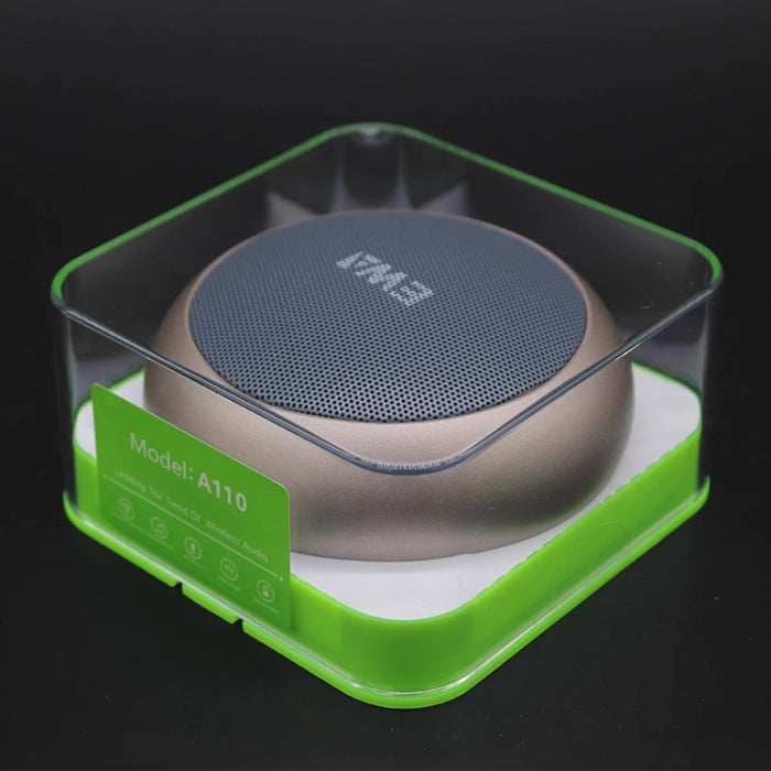 EWA A110 IPX5 Mini Altavoz Bluetooth Inalámbrico de Metal Portátil a Prueba de Agua Soporta Audio de 3.5mm y Tarjeta TF de 32GB y Llamadas