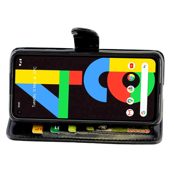 Estuche protector con tapa horizontal de cuero con textura de caballo loco con soporte y ranuras para tarjetas y billetera y marco de fotos, For OPPO Reno4 Lite / F17 Pro/A93, For OPPO F17 / A73 (2020) 4G, For Google Pixel 4a 5G, For Samsung Galaxy A42...