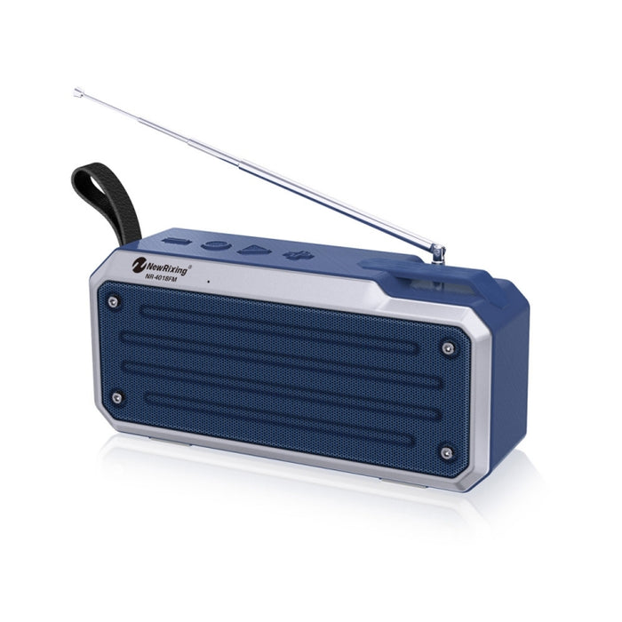 Altavoz Bluetooth estéreo portátil NewRixing NR4018FM TWS, compatible con tarjeta TF/FM/3,5mm AUX/disco U/llamada manos libres