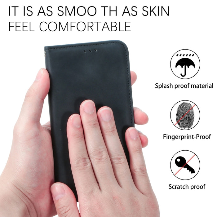 Retro Skin Feel Business Funda de cuero con tapa horizontal magnética con soporte y ranuras para tarjetas y billetera y marco de fotos, For Xiaomi Redmi 9A, For Xiaomi Redmi 9C, For Xiaomi Redmi 10X 4G, For Xiaomi Redmi Note 8, For Xiaomi Redmi K30 Pro