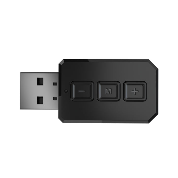 Adaptador de Audio Bluetooth USB RT02 recibe y transmite receptor Bluetooth 2 en 1 Bluetooth 5,0 manos libres para coche
