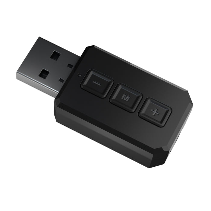 Adaptador de Audio Bluetooth USB RT02 recibe y transmite receptor Bluetooth 2 en 1 Bluetooth 5,0 manos libres para coche