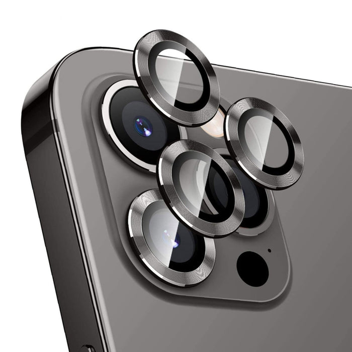 Para iPhone 12 Pro ENKAY Hat-Prince aleación de aluminio + cubierta de lente de cámara de vidrio templado Protector de cobertura completa