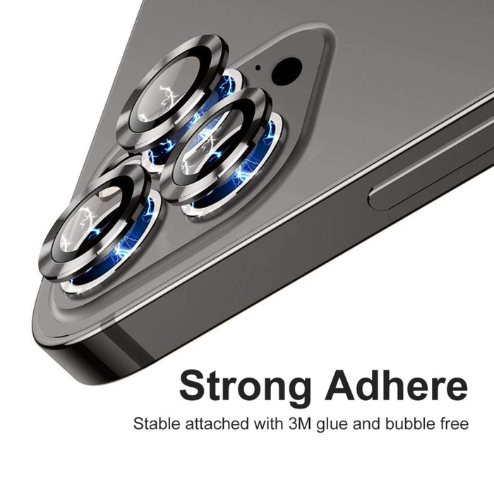Para iPhone 12 Pro ENKAY Hat-Prince aleación de aluminio + cubierta de lente de cámara de vidrio templado Protector de cobertura completa