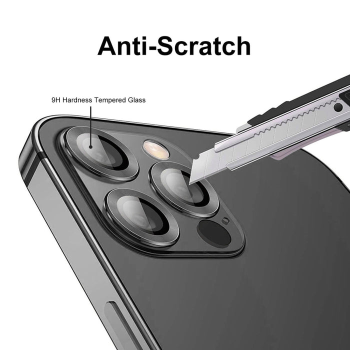 Para iPhone 12 Pro ENKAY Hat-Prince aleación de aluminio + cubierta de lente de cámara de vidrio templado Protector de cobertura completa