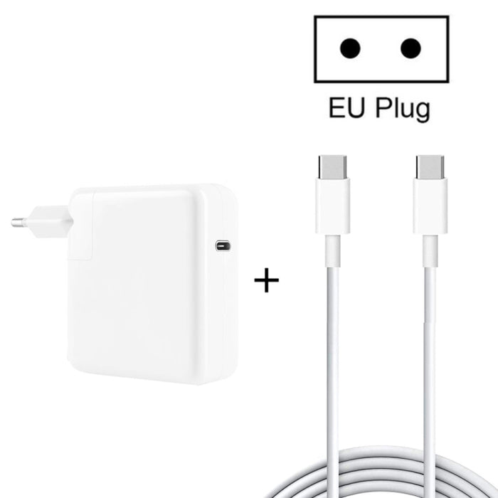 PD-96W 96W PD USB-C / Type-C Laptop Adapter + 2m 5A USB-C / Type-C a USB-C / Type-C Cable de carga rápida para MacBook Pro, EU Plug, US Plug, UK Plug, AU Plug