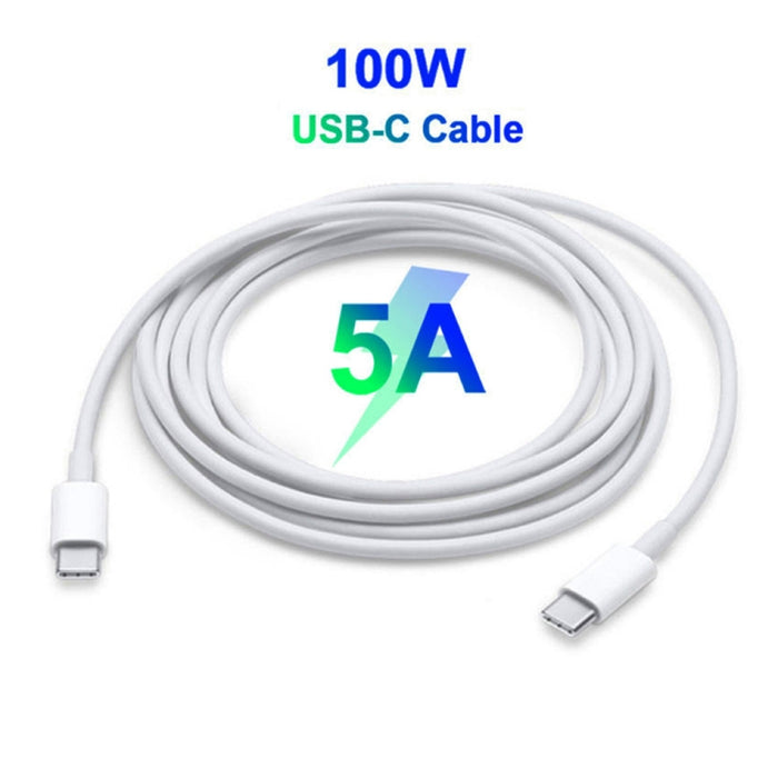 PD-96W 96W PD USB-C / Type-C Laptop Adapter + 2m 5A USB-C / Type-C a USB-C / Type-C Cable de carga rápida para MacBook Pro, EU Plug, US Plug, UK Plug, AU Plug