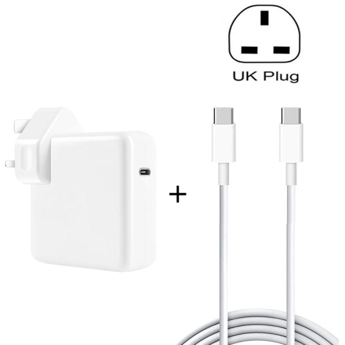 PD-96W 96W PD USB-C / Type-C Laptop Adapter + 2m 5A USB-C / Type-C a USB-C / Type-C Cable de carga rápida para MacBook Pro, EU Plug, US Plug, UK Plug, AU Plug