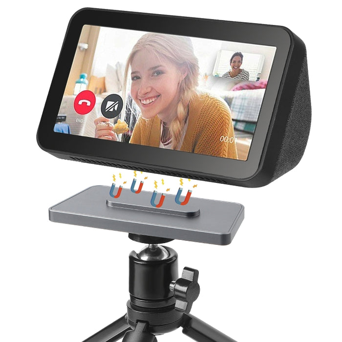 Para altavoz inteligente con pantalla Echo Show 8 con juego de soporte giratorio magnético ajustable de 360 grados