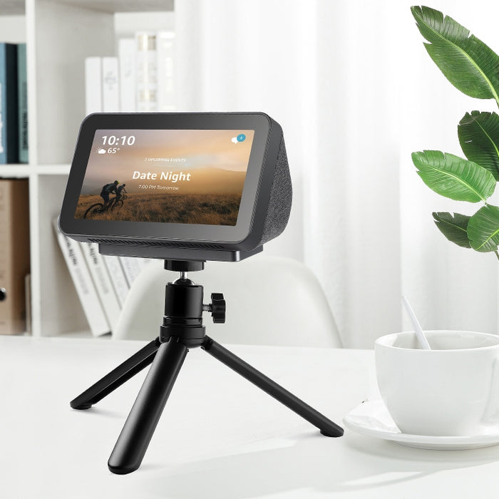 Para altavoz inteligente con pantalla Echo Show 8 con juego de soporte giratorio magnético ajustable de 360 grados