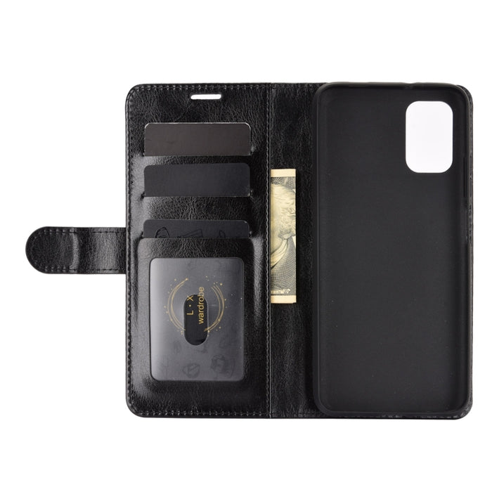 Para Xiaomi Redmi Note 9 4G R64 Texture Single Horizontal Flip Funda protectora con soporte y ranuras para tarjetas y billetera y marco de fotos, For Xiaomi Redmi Note 9 4G
