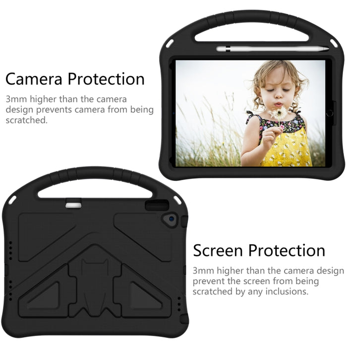 Carcasa protectora plana anticaída de EVA con soporte, For iPad 10.2 2021 / 2020 / 2019