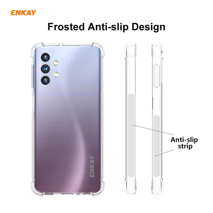 Hat-Prince ENKAY Funda transparente de TPU a prueba de golpes Funda antideslizante suave, For Samsung Galaxy A32 5G, For Samsung Galaxy A52 5G, For OnePlus 9, For Samsung Galaxy A72 5G, For Xiaomi Mi 11, For OnePlus 9 Pro