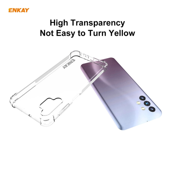 Hat-Prince ENKAY Funda transparente de TPU a prueba de golpes Funda antideslizante suave, For Samsung Galaxy A32 5G, For Samsung Galaxy A52 5G, For OnePlus 9, For Samsung Galaxy A72 5G, For Xiaomi Mi 11, For OnePlus 9 Pro