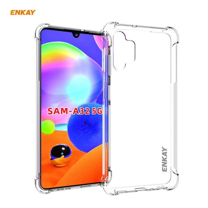 Hat-Prince ENKAY Funda transparente de TPU a prueba de golpes Funda antideslizante suave, For Samsung Galaxy A32 5G, For Samsung Galaxy A52 5G, For OnePlus 9, For Samsung Galaxy A72 5G, For Xiaomi Mi 11, For OnePlus 9 Pro