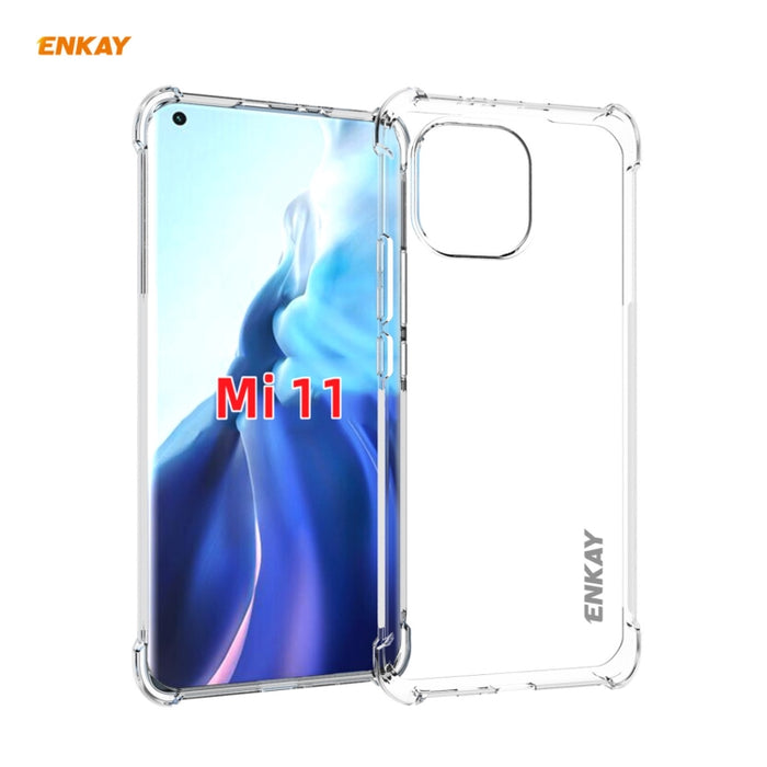 Hat-Prince ENKAY Funda transparente de TPU a prueba de golpes Funda antideslizante suave, For Samsung Galaxy A32 5G, For Samsung Galaxy A52 5G, For OnePlus 9, For Samsung Galaxy A72 5G, For Xiaomi Mi 11, For OnePlus 9 Pro