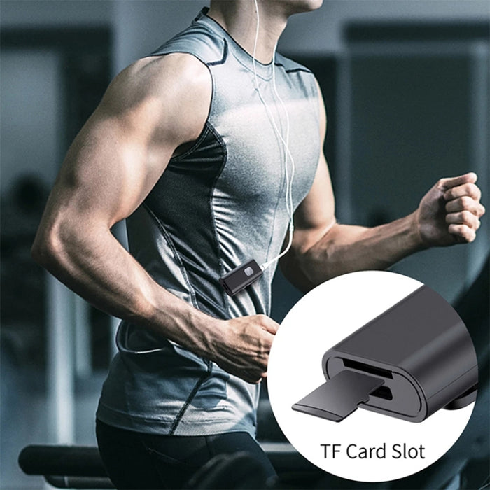 SR11 Lavalier Bluetooth 5.0 Receptor de audio Adaptador Bluetooth Compatible con tarjeta TF