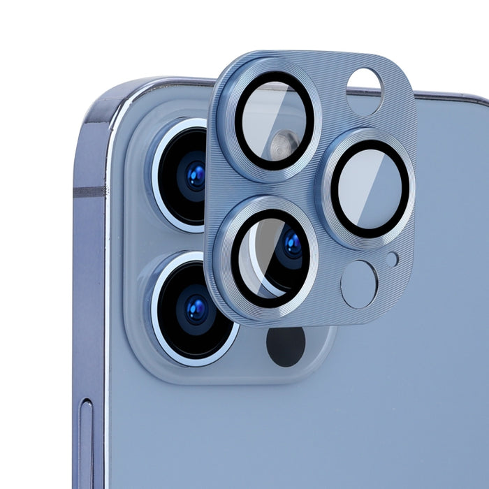 ENKAY aleación de aluminio + cubierta de lente de cámara de vidrio templado para iPhone 13 Pro / 13 Pro Max