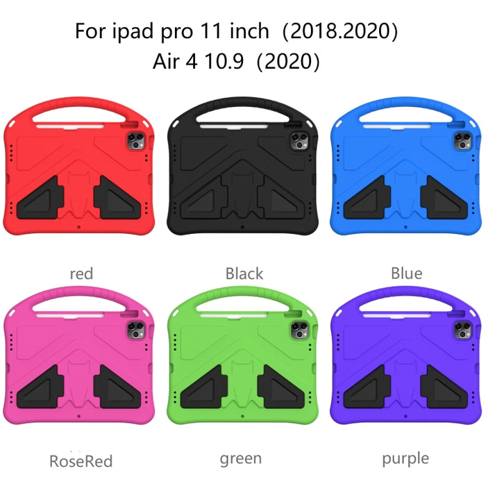 Carcasa protectora plana anticaída de EVA con soporte, For iPad Pro 11（2020&2018), For iPad Air 2022 / 2020 10.9