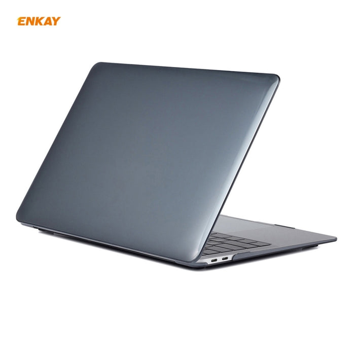 ENKAY 3 en 1 Crystal Laptop Funda protectora + Versión de EE. UU. Película de teclado TPU + Juego de tapones antipolvo para MacBook Air 13.3 pulgadas A1932 (2018), For MacBook Air 13.3 inch A1932 (2018)