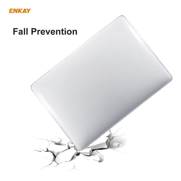 ENKAY 3 en 1 Crystal Laptop Funda protectora + Versión de EE. UU. Película de teclado TPU + Juego de tapones antipolvo para MacBook Air 13.3 pulgadas A1932 (2018), For MacBook Air 13.3 inch A1932 (2018)