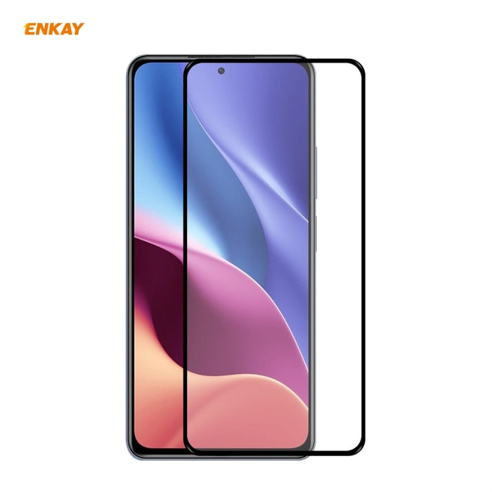 ENKAY Hat-Prince Full Glue 0.26mm 9H 2.5D Película de cobertura total de vidrio templado, For Xiaomi Redmi K40 / K40 Pro(+), For Xiaomi Redmi Note 9T, For Xiaomi Redmi 9T, For Samsung Galaxy F62