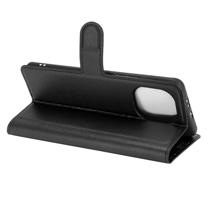 Para Xiaomi Mi 11 Litchi Texture Funda protectora con tapa horizontal con soporte y ranuras para tarjetas y billetera, For Xiaomi Mi 11