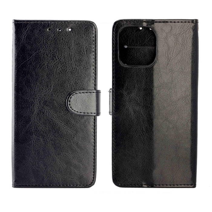 Estuche protector con tapa horizontal de cuero con textura de caballo loco con soporte y ranuras para tarjetas y billetera y marco de fotos, For Samsung Galaxy A52 5G, For Samsung Galaxy A72 5G, For Samsung Galaxy A32 5G, For Samsung Galaxy A02S       ...