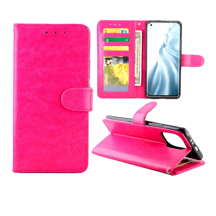 Estuche protector con tapa horizontal de cuero con textura de caballo loco con soporte y ranuras para tarjetas y billetera y marco de fotos, For Samsung Galaxy A52 5G, For Samsung Galaxy A72 5G, For Samsung Galaxy A32 5G, For Samsung Galaxy A02S       ...