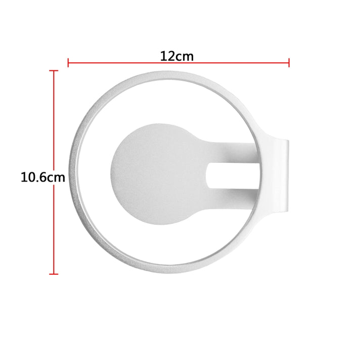Soporte de altavoz universal Soporte de suspensión de aleación de aluminio para montaje en pared para Apple Home Pod Mini, Black, Silver