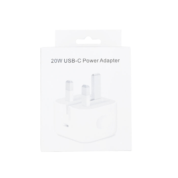 Cargador de viaje plegable con interfaz tipo C / USB-C A234 20W PD 3.0, enchufe para Reino Unido