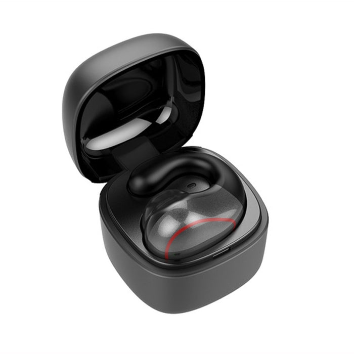 T25 Over-ear Bluetooth 5.0 Auricular inalámbrico invisible de una sola oreja Llamada de alta definición Auricular de conducción ósea Super Long Standby
